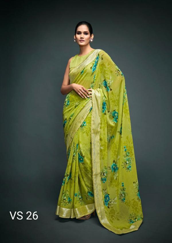 Stavan Vastra 3 Fancy Wear Georgette Designer Saree Collection